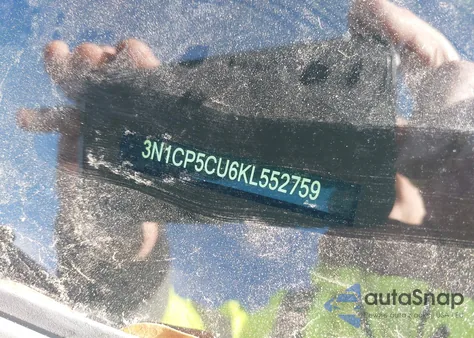 2019 Nissan Kicks Sv из США, поврежденный, VIN 3N1CP5CU6KL552759